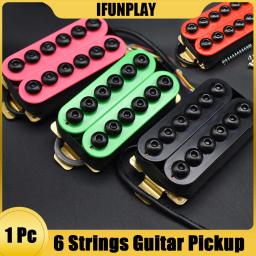 Guitarra elétrica de metal ajustável Humbucker Pickups, captador de cerâmica, ponte de pescoço para guitarra LP, multicolor - Image 1