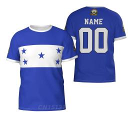 T-shirt personalizada com nome e número para homens e mulheres, bandeira do país camiseta para fãs de futebol, presente, tamanho americano - Image 1