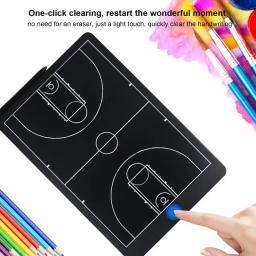 Placa Tática Eletrônica Portátil De Futebol, placa De Ensino Tática De Treinadores De Jogo De Futebol - Image 4