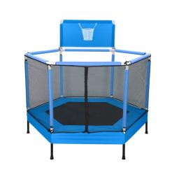 Trampolim para Crianças, Exercício, Equipado com Rede Protetora, Esportes Indoor, Entretenimento, Suporte 120 kg - Image 6