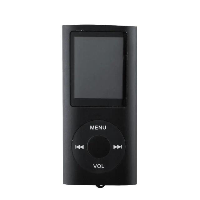 MP3 Player Portátil USB com Rádio FM, Gravador Estéreo, Leitor de Ebook e Bateria Recarregável
