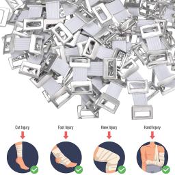Apenas clipes de bandagem elástica, Fechos de metal Wrap Stretch, Prendedor substituível do envoltório, Vários tipos de ataduras, 20pcs - Image 5