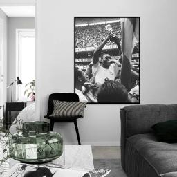 Brasil Futebol Legend Pele Bicicleta Kick Poster Vintage Football King Canvas Prints Pintura Imagem para quarto Home Wall Decor - Image 4