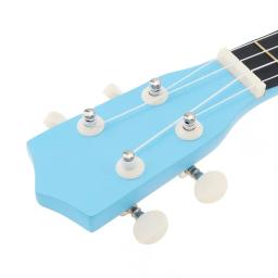 Soprano Basswood Ukelele Profissional, Cor Pura, 4 Cordas, Tom Puro, Instrumento Musical para Iniciantes, Performance, 21 Polegadas - Image 3