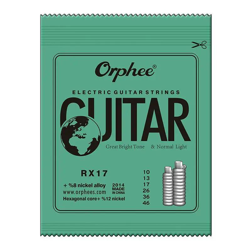 6 Pcs Cordas De Guitarra RX15/RX17/RX19 Cordas De Guitarra Elétrica Super Leve Acessórios De Guitarra - Image 1