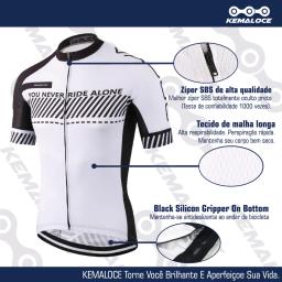 KEMALOCE Roupa De Ciclismo Masculino Estrada Secagem Rápida Camisa Ciclismo Branca China Verão Anti-Uv MTB Seco Corrida Branco Ajustar Em Branco XS-5XL Roupa De Bicicleta - Image 5