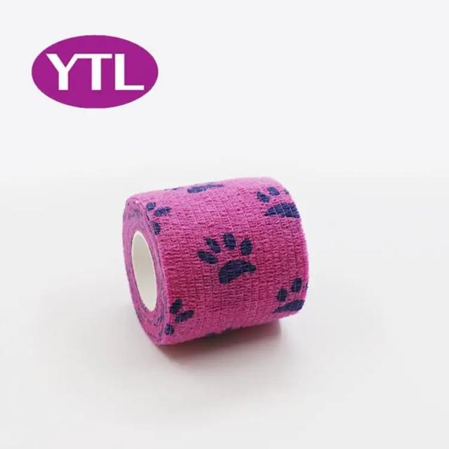 Atadura Elástica Respirável Auto-Adesiva para Feridas de Animais de Estimação - Ideal para Cães e Gatos em Atividades ao Ar Livre