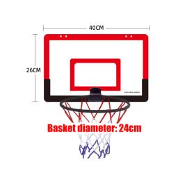 Mini cesta de basquete para crianças, suporte de tiro interno, exercício doméstico, cesta de basquete dobrável, sem perfuração, painel de parede - Image 6