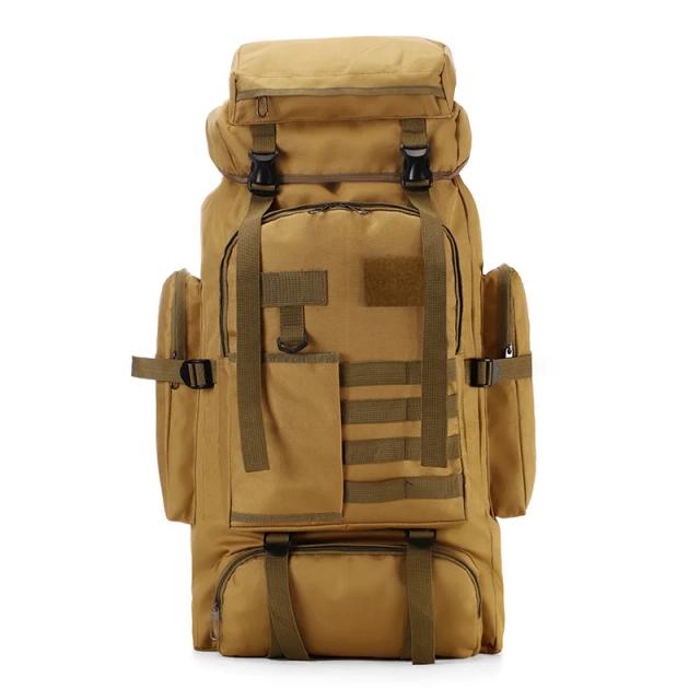 Mochila Tática Impermeável de 80L para Trekking, Pesca e Caça - Ideal para Atividades ao Ar Livre