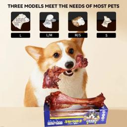 Crocante carne vara osso para Pet, Snacks cão, tamanho grande, moendo os dentes, delicioso, carne nutritiva, osso saboroso, Pet Food - Image 2