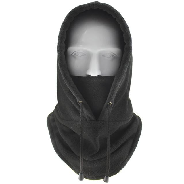 Inverno térmico pescoço mais quente ao ar livre velo balaclava cachecol esqui máscara facial snood capuz chapéu à prova de vento manter quente ciclismo boné novo