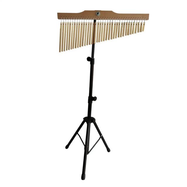 "Wind Chimes e Stand Bell: Instrumento de Percussão Musical Profissional com 36 Barras"