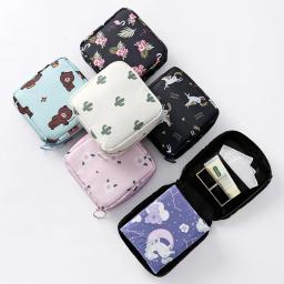 Almofadas sanitárias portáteis Saco de armazenamento para mulheres, Tampon Pouch, Guardanapo Sacos Cosméticos, Ladies Makeup Bag, Girls Hygiene Pad, Organizer - Image 5