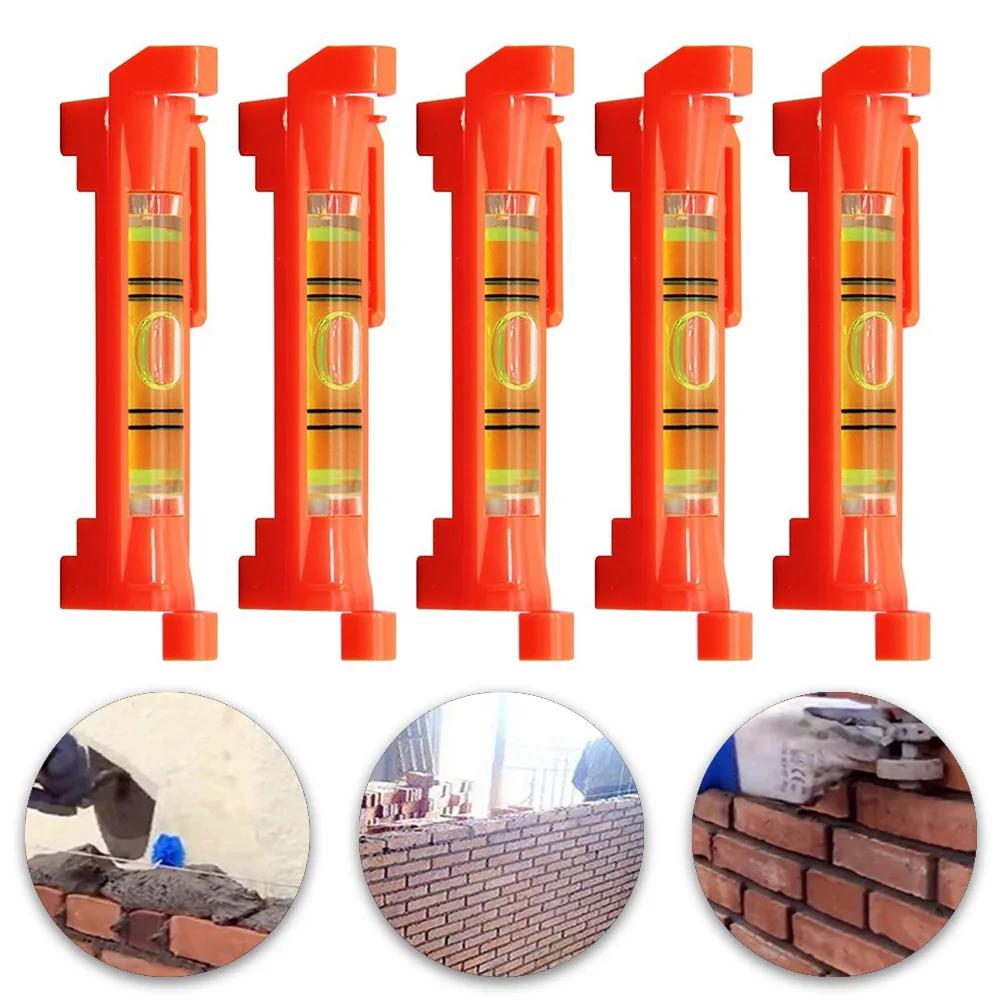 Pendurado Linha String Nível para Construção Civil, Mini Bolha Horizontal, Níveis de Espírito, Ferramentas, 5Pcs - Image 1