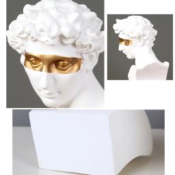 Estátuas decorativas para decoração, esculturas modernas, estatuetas de resinas, ornamento interior da sala, mesa de mesa, preto, 15cm - Image 5