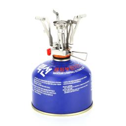 Fogão a gás acessórios de acampamento portátil acampamento ao ar livre liga alumínio ultra leve piquenique cozinhar fogão forno sobrevivência - Image 2