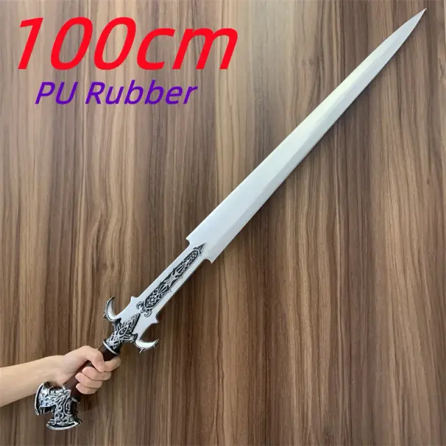 Espada Dark Souls 1:1 do Cavaleiro das Trevas - Arma de Cosplay Medieval para Halloween, Segurança em PU, 100cm, Presente Perfeito