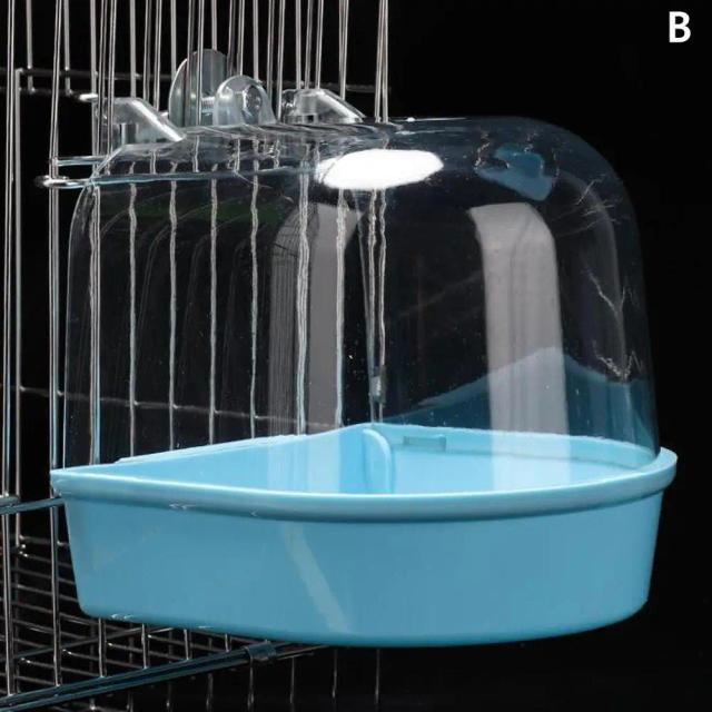 Cubo de Banho para Pássaros: Caixa de Chuveiro Atraente para Canários, Periquitos e Calopsitas