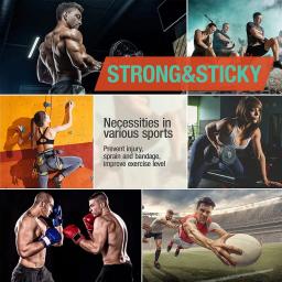 Fita Adesiva Esportiva, Pele-Friendly, Dedos, Atlético, Esportes, Proteção Final, Artes Marciais, 3 Rolos - Image 6