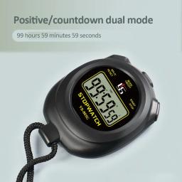 Cronômetro Digital Profissional, impermeável, Running Timer, esportes ao ar livre, despertador, cronógrafo de fitness, precisão, 0.01s - Image 6