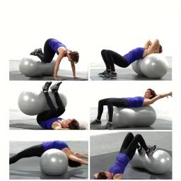 Bola de ioga de amendoim anti-explosão, 90*45cm, para exercícios em casa, equipamentos fitness, academia, yoga, pilates, treinamento com bomba - Image 6
