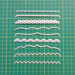 Cartões de renda metal estêncil molde corte dados decoração scrapbooking morrer cortes álbum papel artesanato em relevo diy cartão artesanato - Image 3