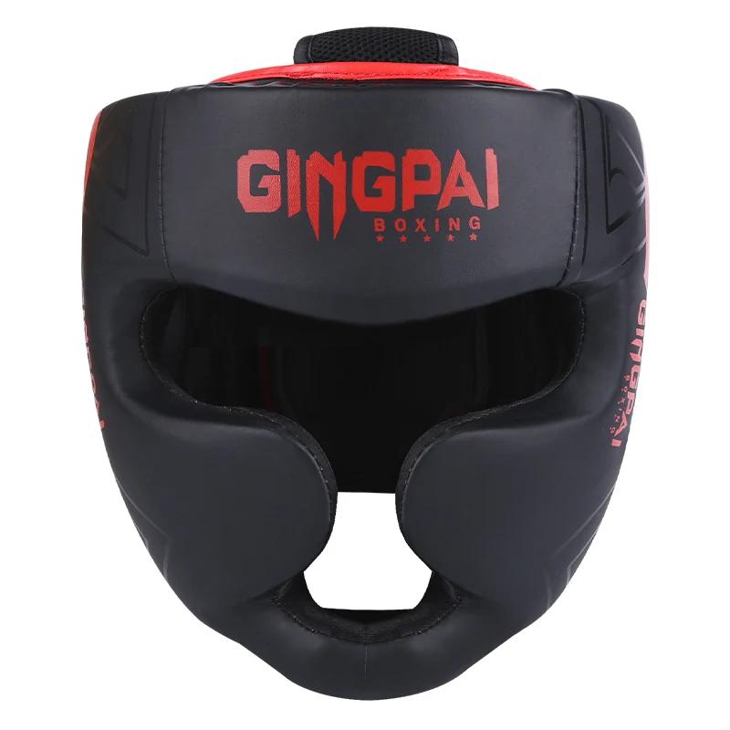 Boxe capacete para adultos e crianças, equipamentos de proteção para treinamento de boxe, tailandês, luta livre, mma - Image 1