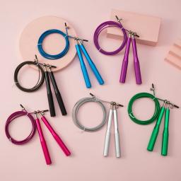 Fio De Aço Pular Corda, Fitness Equipamentos Esportivos, Rolamentos Pular Corda, Estudantes Do Ensino Médio Treinamento De Liga De Alumínio - Image 1