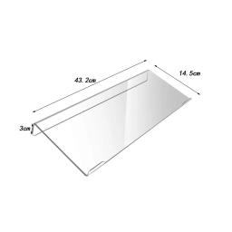 Rack de teclado portátil, transparente, fácil, ergonômico, escrita, acrílico, inclinável, levantador de teclado, bandeja para mesa, escritório, casa, uso diário - Image 6