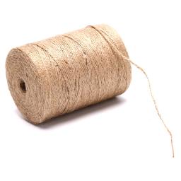 Cordas de juta natural, 50m/80m/100m, de serapilheira, ferramentas de livros de recortes, corda de papel de cânhamo duplo, decoração de artesanato - Image 3