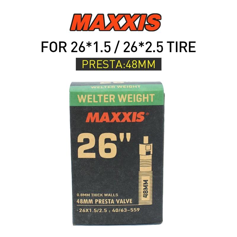 1pc ultraleve maxxis 26 tubo interno da bicicleta todos os tamanhos 16 20 26 27.5 29 av fv presta facada à prova de sopro mtb bicicleta estrada tubo câmera pneu - Image 1