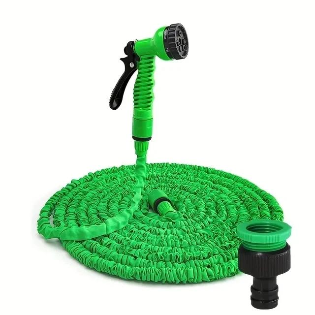 Mangueira Mágica Expansível 7 Funções de Spray 7.5m a 60m para Lavagem de Carro e Jardim