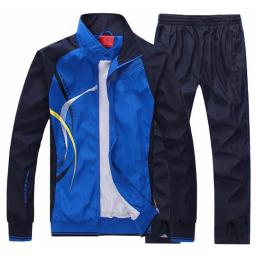 Fato de treino casual masculino, corrida, corrida, esportes atléticos, fitness, jaqueta, moletom, basquete, futebol, faixa ternos, 2 peças - Image 6