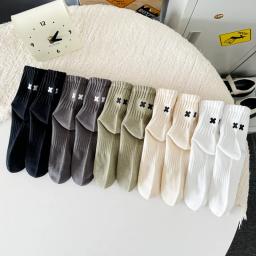 Meias casuais meias de tornozelo meias de algodão masculinas moda respirável meias confortáveis - Image 6