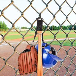 Baseball Softball Gear Hanger, Organizador Dugout, Cup Holder, Fence Hooks, Gancho portátil para cerca - Image 5