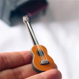 Instrumentos Musicais de Boneca Miniatura, Violino, Guitarra, Piano, Modelo Saxofone, Trompete, Music Bar, Acessórios Dollhouse, Escala 1:12 - Image 6