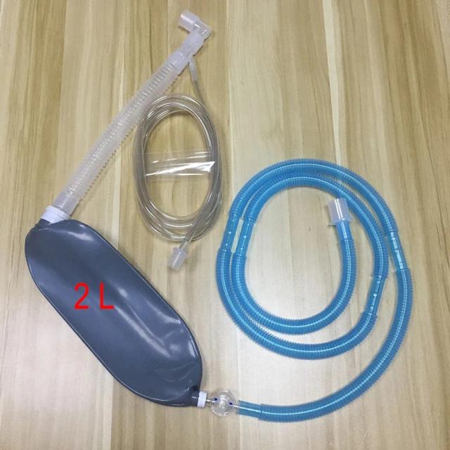 Tubo Coaxial de Circuito de Respiração Descartável para Anestesia Veterinária
