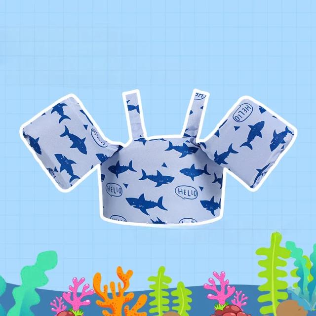 Flutuador de Natação Seguro para Bebês: Colete e Braços Flutuantes para Treinamento na Piscina