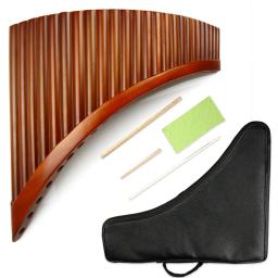 Flauta artesanal de alta qualidade, 25 canos, instrumento musical tradicional de madeira, flauta em bambu - Image 1