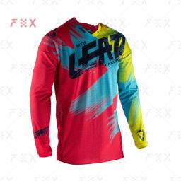 Motocicleta mountain bike equipe downhill camisa mtb offroad dh mx bicicleta locomotiva camisa cross country corrida mtb leatt corrida - Image 5