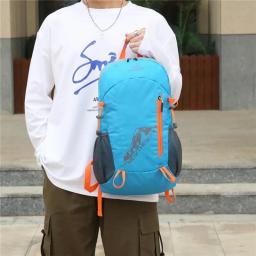 Impermeável dobrável mochila de viagem, grande capacidade, portátil, esportes, ao ar livre, montanhismo, mesmo estilo, homens e mulheres, nova moda - Image 4