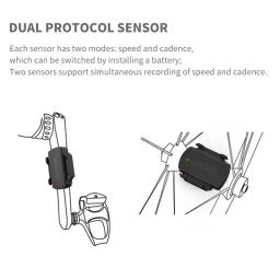 Geoid CS600 Sensor de Cadência de Velocidade Bicicleta Computador Velocímetro ANT + Bluetooth Sensor de Modelo Duplo Para Magene Garmin Bryton Wahoo - Image 5