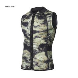 Camuflagem Neoprene Mergulho Vest para Homens e Mulheres, 3mm Wetsuit, Shorts Pesos, Fato de Natação Sem Mangas, Colete de Pesca Surf, Drop Ship - Image 3
