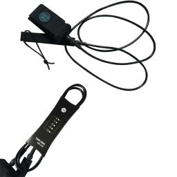 Durável TPU Surf Pé Leash, Trelas de surf, cor preta, reta Surf Leash Rope, Stafy Surf, Fo Desporto Aquático, 6-12 pés - Image 1