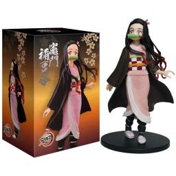 Anime figura demônio slayer figuras kimetsu não yaiba boneca tanjiro nezuko zenitsu estatueta inosuke guerreiro figura de ação modelo brinquedos - Image 5