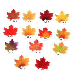 Tecido de seda Maple Leaf Mixed Pack, Ação de graças, Casa mesa, Jardim, Dia das Bruxas, Festival da colheita, Outono, 500, 1000 - Image 2