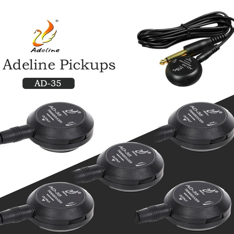 Captador para instrumentos, 5 peças, estilo de dedos, ad-35 mini, pegajoso, piezo, elétrico, captadores para guitarra e qualquer caixa - Image 1