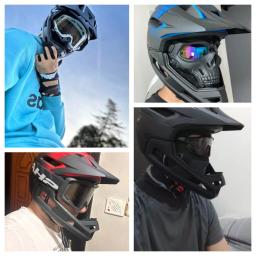 Capacetes removíveis de mountain bike para homens, protetores faciais completos, esportes ao ar livre, patinação, skate - Image 2