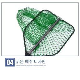 Rede De Pesca De Liga De Alumínio Grande, Fish Landing Hand Net, Pólo Telescópico Dobrável Dobrável, Equipamento De Pesca, 1m-2.25m - Image 5