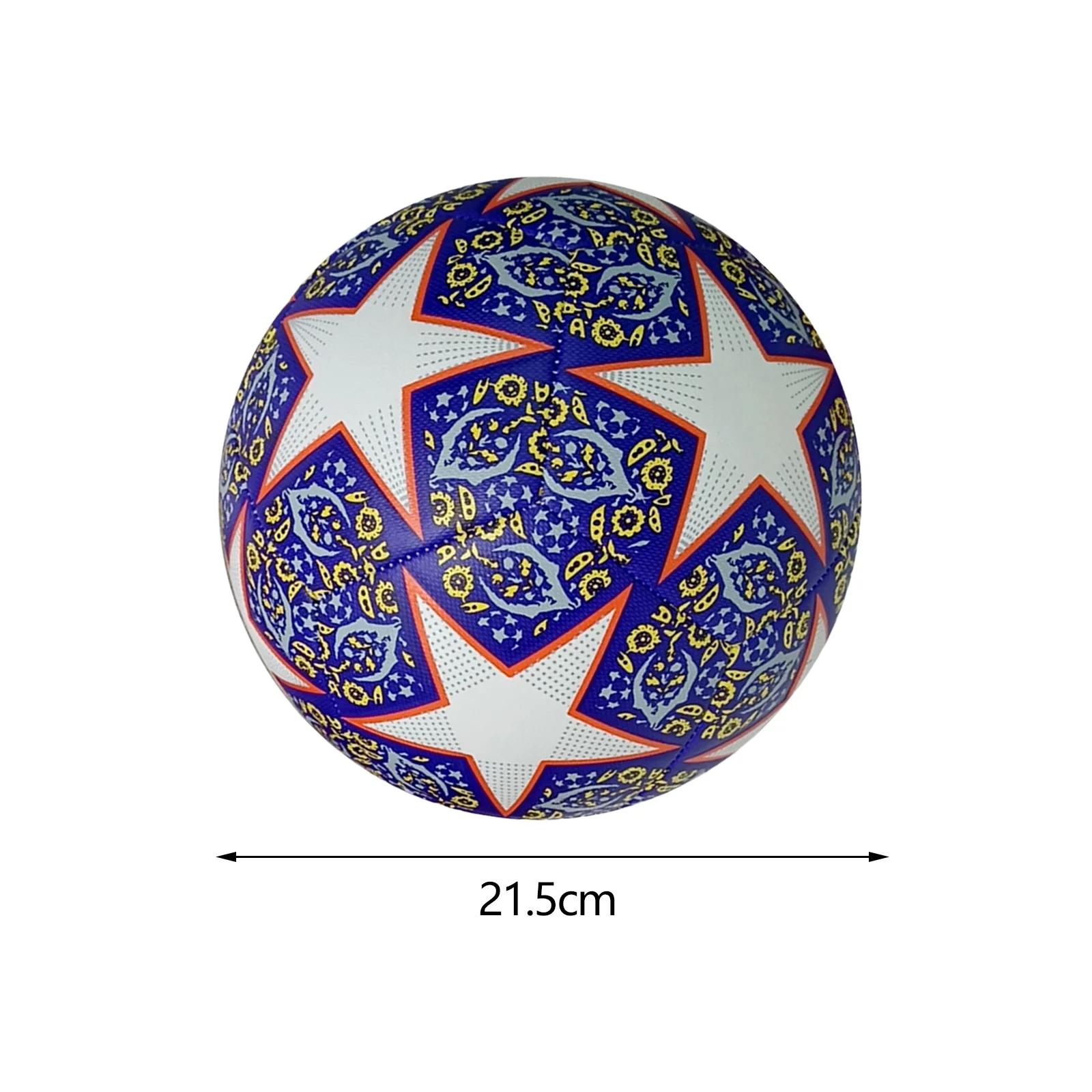 Bolas de futebol multicoloridas do couro do plutônio, brinquedos ao ar livre, fósforo oficial, exterior, costura, futebol, tamanho 5 - Image 1